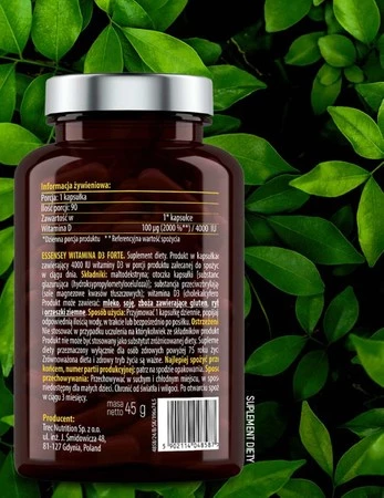 ESSENSEY WITAMINA D3 FORTE 90 kaps