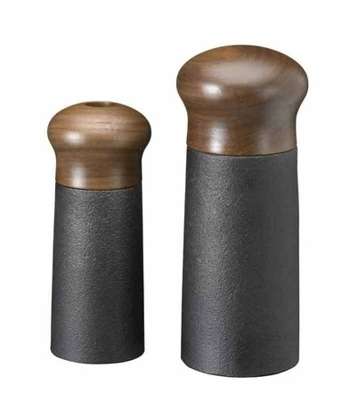 SKEPP - Pojemnik na sól morską Walnut, drewniane w