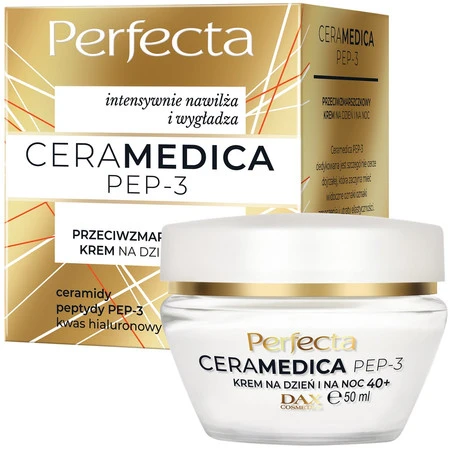 Ceramedica Pep-3 przeciwzmarszczkowy krem na dzień i na noc 40+ 50ml