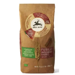 MAKARON (ORKISZOWY RAZOWY) FUSILLI BIO 500 g - ALCE NERO