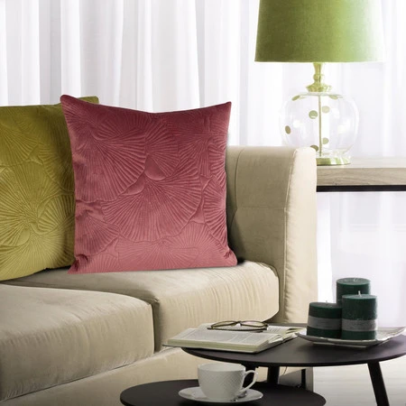 POSZEWKA VELVET 45 X 45 CM STALOWY