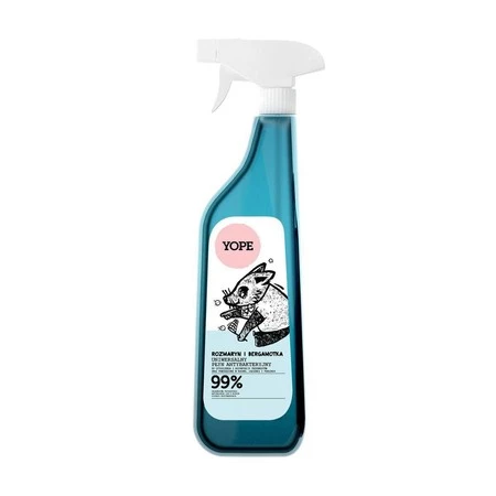 Yope − Uniwersalny płyn antybakteryjny do czyszczenia - Rozmaryn i bergamotka − 750 ml