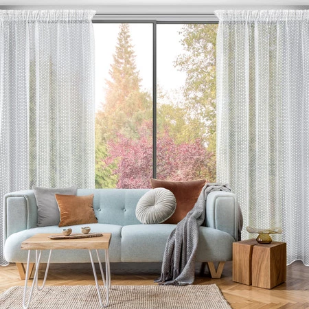 Firana gotowa Alaya na Taśmie 140 x 270 cm, Biały