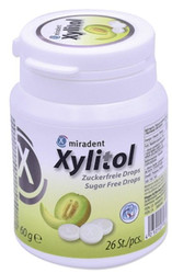 Dropsy pudrowe z ksylitolem MELON 26szt, 60g