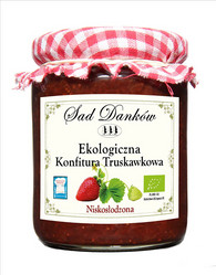 TRUSKAWKA 80 % Z CUKREM TRZCINOWYM BIO 270 g