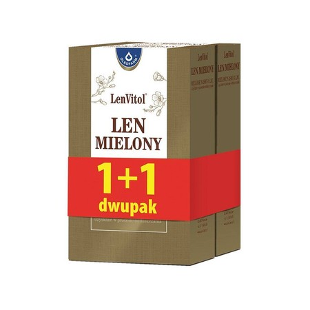 Oleofarm − Len mielony − 200 g + 200 g