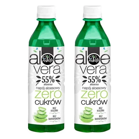 Zestaw 2x Napój aloesowy bez cukru 500 ml