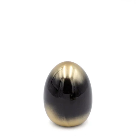 Ozdoba Wielkanocna, Figurka ceramiczna, kolor czarny, rozmiar 6 x 8 x 6 cm
