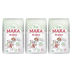 Zestaw 3x ToTa! Mąka pszenna do pizzy typ 00 - 1 kg