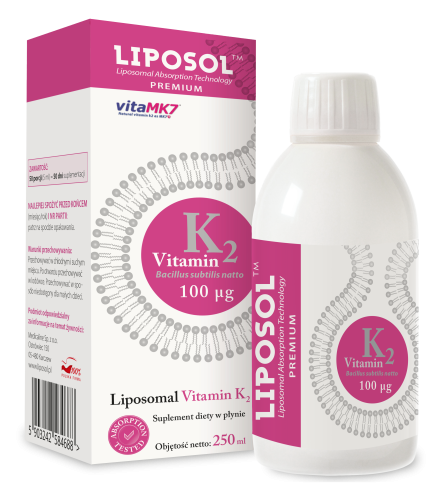 Liposol Liposomalna Witamina K2 (Vita MK7) 100 uq 250 ml - Nabea.pl