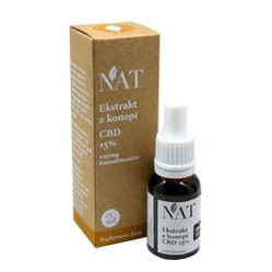NAT Olejek - ekstrakt z konopi 15% CBD 15ml
