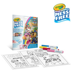 Crayola Kolorowanka dla dzieci i 4 niebrudzące magiczne flamastry Color Wonder Mess Free Psi Patrol 3+