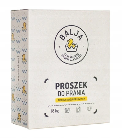 BALJA Proszek do prania pieluch wielorazowych 1,8kg