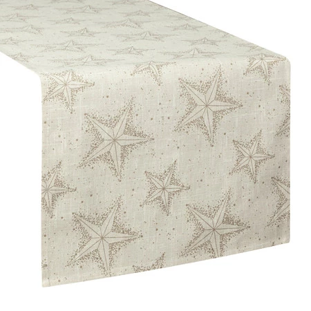 Bieżnik świąteczny rozm.: 40 x 180 cm, kolor: kremowy