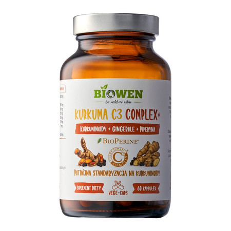  Biowen Kurkuma C3 Complex+ 60 kaps.