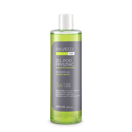 Sylveco Pure Line Men Żel pod prysznic 3w1 kojąco-regenerujący 400ml