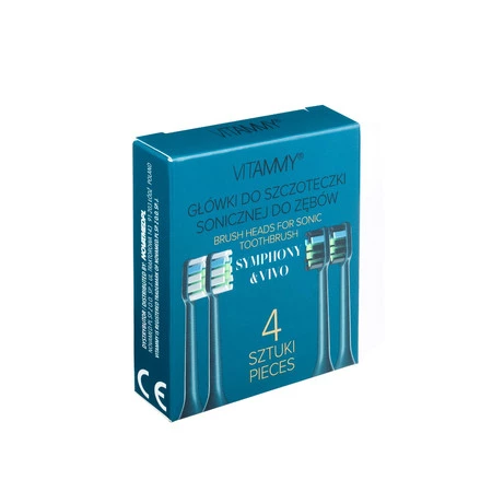 Końcówki do szczoteczki VITAMMY VIVO navy blue Końcówki do szczoteczki VITAMMY VIVO navy blue