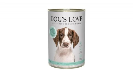 DOG'S LOVE Ente - kaczka z topinamburem i marchewką (400g)