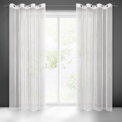 FIRANA GOTOWA NICEA 140 X 250 CM BIAŁY