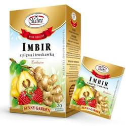 Malwa − Herbata imbirowa z pigwą i truskawką − 20 x 2 g