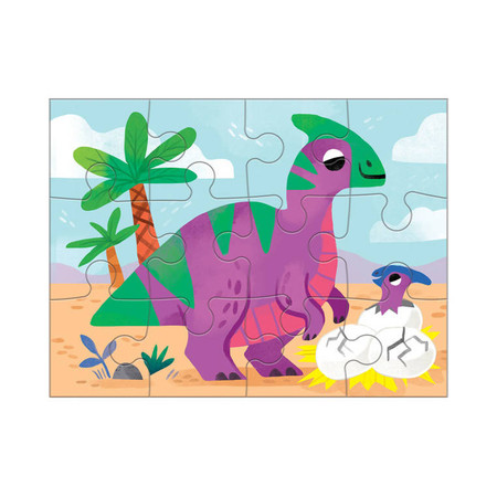 Mudpuppy Puzzle progresywne Mój przyjaciel dinozaur 4, 6, 9 i 12 elementów 2+