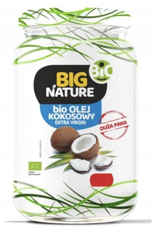 Big Nature Olej kokosowy extra virgin BIO 900 ml