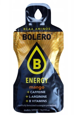 Bolero Energy Mango 14g napój ze stewią w proszku bez cukru