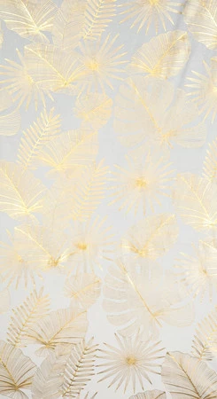 Zasłona 140 x 250 cm ZAS/ZARIA/B+ZŁOT