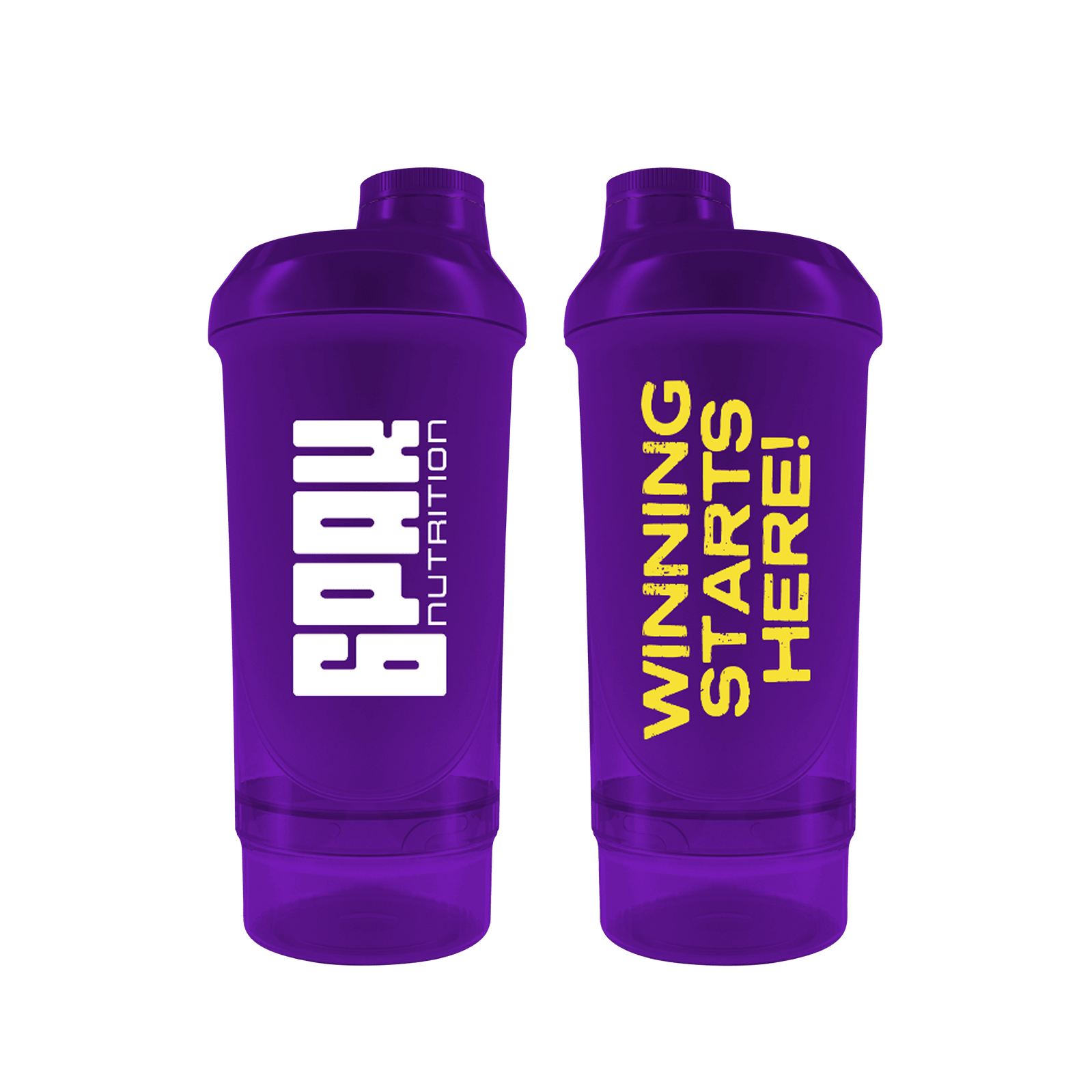 6PAK SHAKER WINNING STARTS HERE PURPLE 500+150ml - Nabea.pl