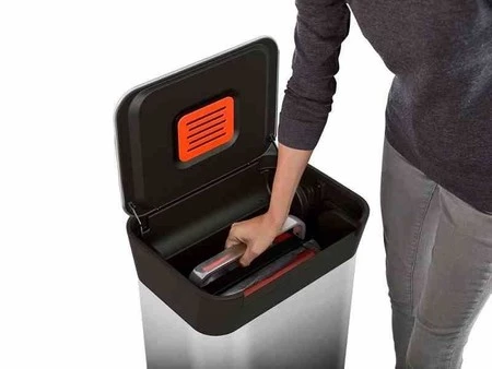 JJ - Kosz na śmieci 30l Titan, stalowy
