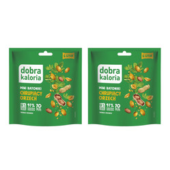 Zestaw: 2x Mini batoniki  orzeszki & czekolada 108 g