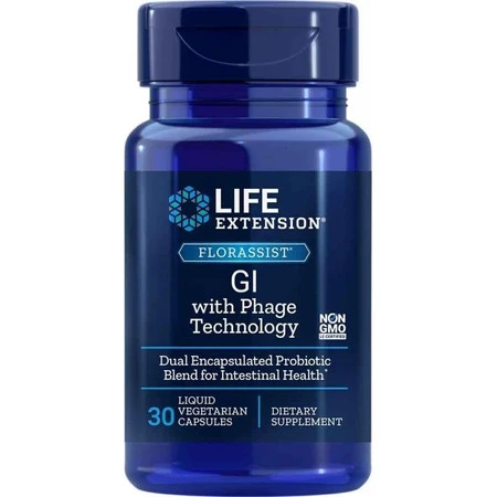 Life Extension Florassist Gl with Phage Technology 30 kaps.