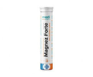 Medi pharm Magnez cytryn. smak pomarańcza 20 tabl.