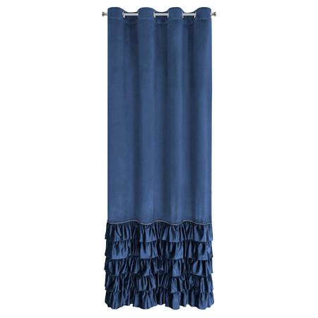 ZASŁONA GOTOWA CARLI 140 X 250 CM GRANATOWY