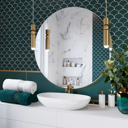 Ręcznik Milan2 (05), 30 x 50 cm, Stalowy