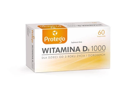 Protego Witamina D 1000 j.m. 60 kaps.