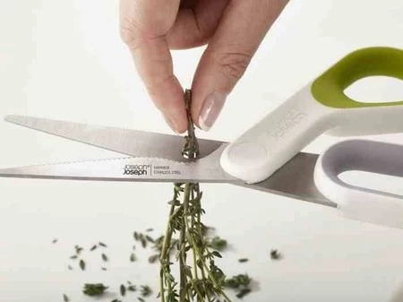 JJ - Nożyczki kuchenne PowerGrip™, biało-zielone