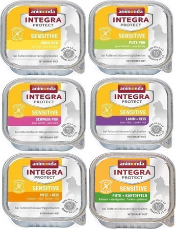 ANIMONDA INTEGRA Protect SENSITIVE Indyk Ryż dla kota 100g