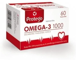 Protego Omega-3 1000 kwasy tłuszczowe EPA i DHA 60 kaps.
