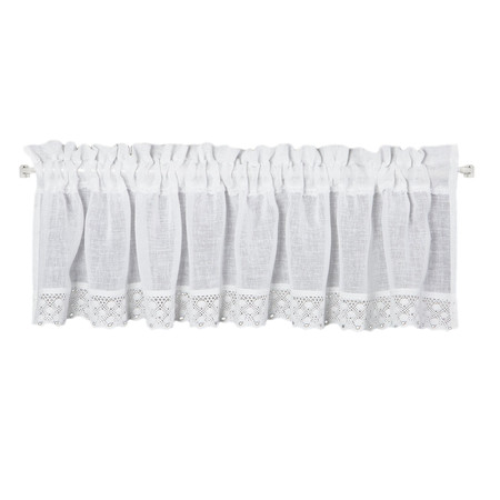 FIRANA GOTOWA LISA NA TAŚMIE 150 X 30 CM BIAŁY