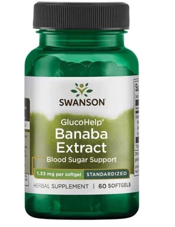 Swanson Gluco Help 1.33 Mg 60 K żelowe