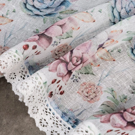 FIRANA GOTOWA DORA 150 X 60 CM BIAŁY