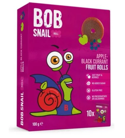 Bob Snali Przekąska jabłko-czarna porzeczka 100g