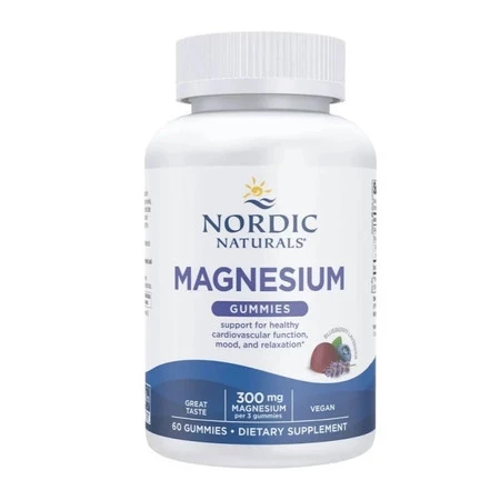 Nordic Naturals Magnesium Gummies Blueberry Lavender 60 żelek