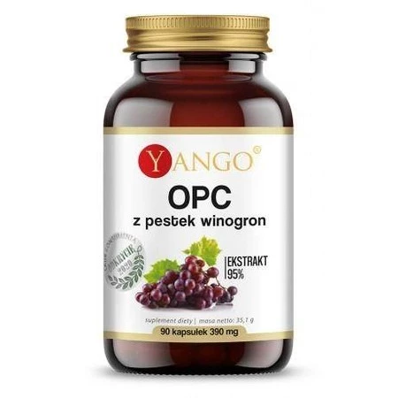 OPC Ekstrakt Z Pestek Winogron 300mg suplement diety 90 kapsułek