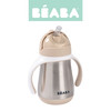 Beaba Bidon niekapek ze słomką termiczny 250 ml Clay Earth