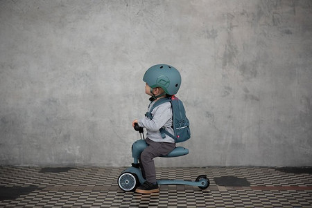 SCOOTANDRIDE Highwaykick 1 2w1 Jeździk i hulajnoga 1-5 lat Blueberry