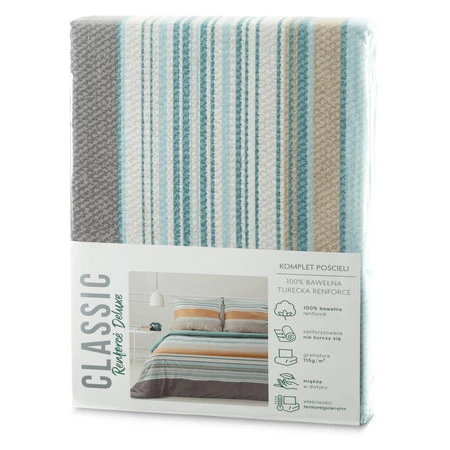 Komplet pościeli Ren, 220 x 200 cm, Jasnoturkusowy