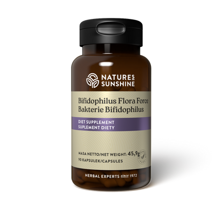 Nature's Sunshine Bakterie Bifidophilus na wsparcie układu pokarmowego 90 kaps.