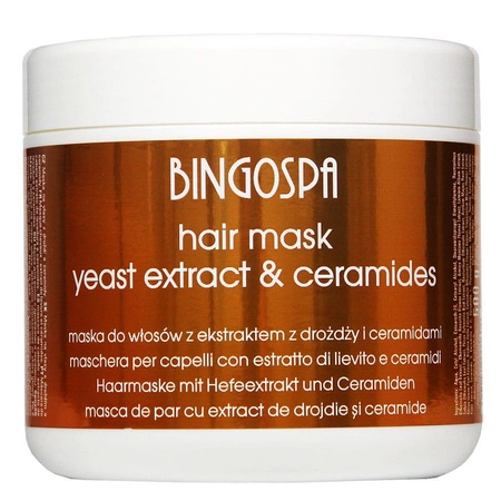 Bingospa Maska do włosów Ekstrakt Z Drożdży
